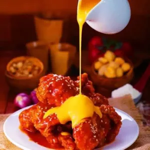 Chickpick gurih saus lava