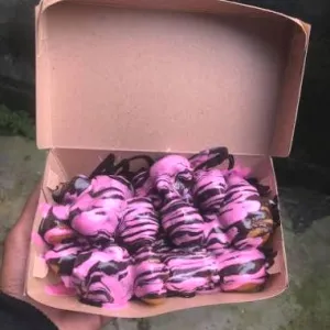 pisang kembung stoberi coklat
