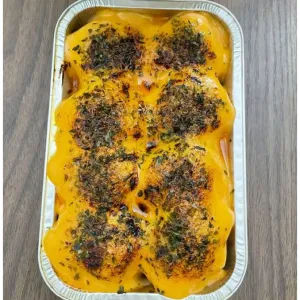 Dimsum mentai isi 8dimsum ayam udang dengan saos mentai tobiko