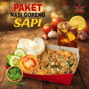 Paket Nasgor Daun Jeruk Sapi