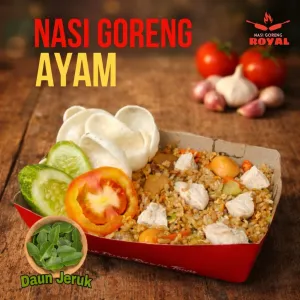 Paket Nasgor Daun Jeruk Ayam