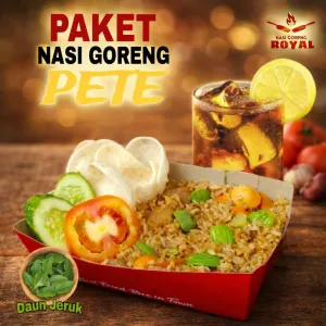 Paket Nasgor Daun Jeruk Pete