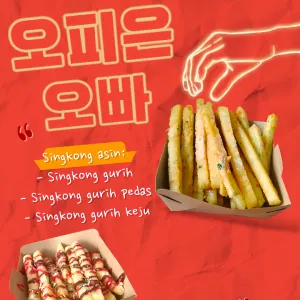 singkong oppasingkong oppa di olah menjadi cemilan yg enak dan mengenyangkan