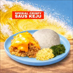 Spesial Crispy Saus Keju