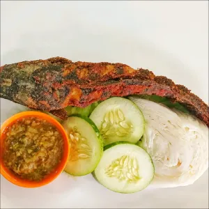 Pecel Lele Bakar Tanpa Nasi