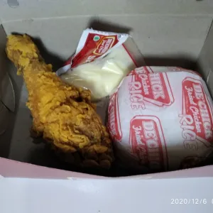 Nasi + Paha Bawah + Saos