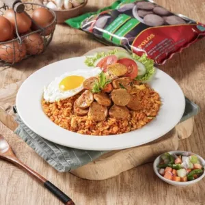 nasi goreng baksotelurnya di satuin ya kakak kalau pengn sesuai gambar bisa nmbah telor di menu tambahan yg telah kami sediakan