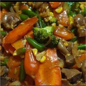 capcay goreng ati ampela