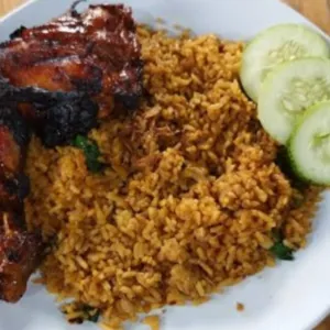 nasi goreng ayam panggang