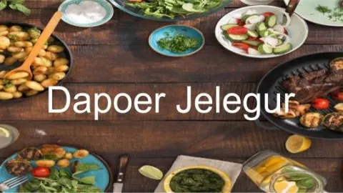 Telor penyet jelegurtelor dan bumbu khas dapoer jelegur