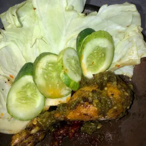 paket 2goreng nasi ayam tempe tahu