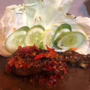paket2 bakar nasi ayam tempe tahu
