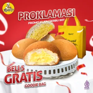 5 Roti'O FREE Goodiebag