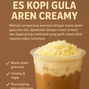 Es Kopi Gula Aren Creamy