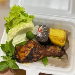 ayam bakar tanpa nasi