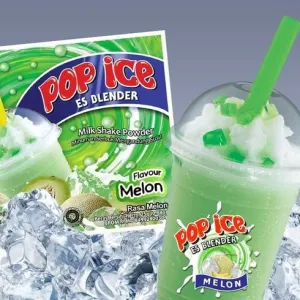 pop ice melon topping ice cream cincau dan susupop ice topping ice cream