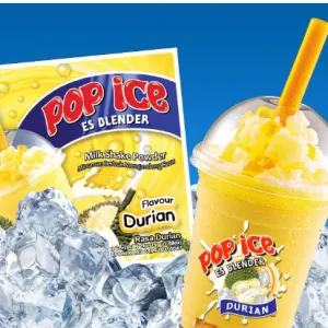 pop ice durian topping ice cream cincau dan susupop ice topping ice cream