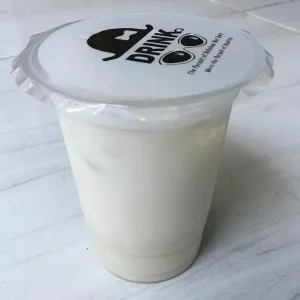 leci Milkyminuman rasa leci dengan creamer dan susu full cream