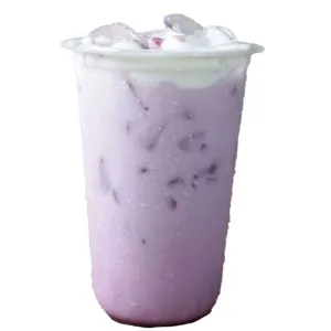 iced milky tarofresh milk dengan rasa taro yang khas terasa creamy