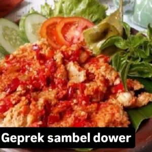 Geprek sambel dower