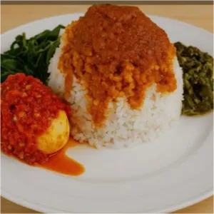 nasi padang telor balado