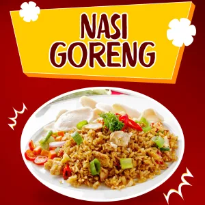 Nasi goreng komplit