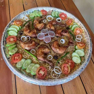 NASI KEBULI AYAM PAKET NAMPAN