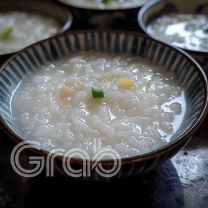 bubur polosbubur polos aja +kerupuk