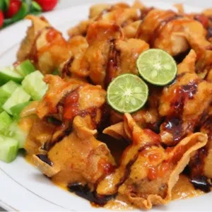 BATAGOR  KERING BUMBU KACANG 1 PORS