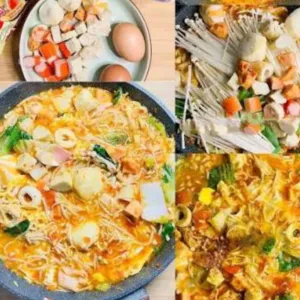SEBLAK SPESIAL(KRUPUK KEMPLANG,MAKARONI,SUKI",DUMPLING,SOSIS,ENOKI,MIE,TELOR)TULIS DI CATATAN
BERKUAH/NYEMEK
LEV ORI, SEDIKIT, SEDANG, PEDAS, EXTRA PEDAS