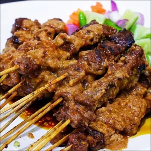 sate kambing bumbu kacang