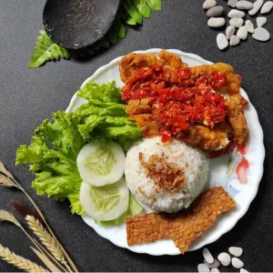 PAKET JAWARA: Ayam Geprek Sambalado Jumbo