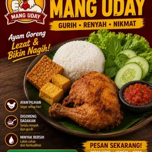 nasi ayam tahu tempe sambal lalabayam pejantan